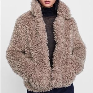 Zara teddy coat